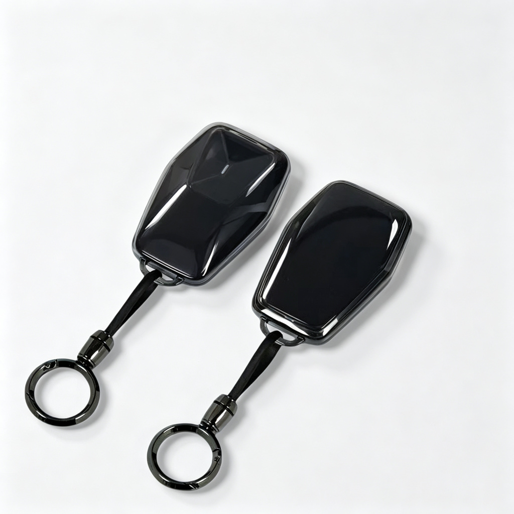 Compatible with Toyota bZ3X Key Fob Cover, Full Coverage Crystal Clear TPU Key Fob Shell Protector Case