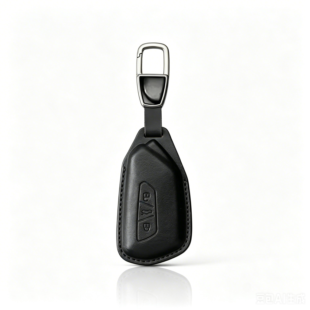 Genuine Leather Key Fob Cover for Volkswagen — Premium Car Key Protector Case