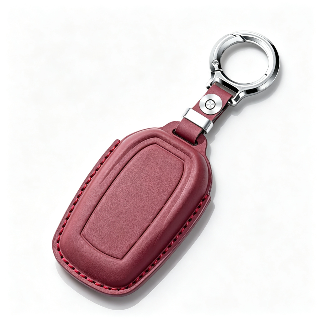 Genuine Leather Key Fob Cover for Toyota — Premium Car Key Protector Case