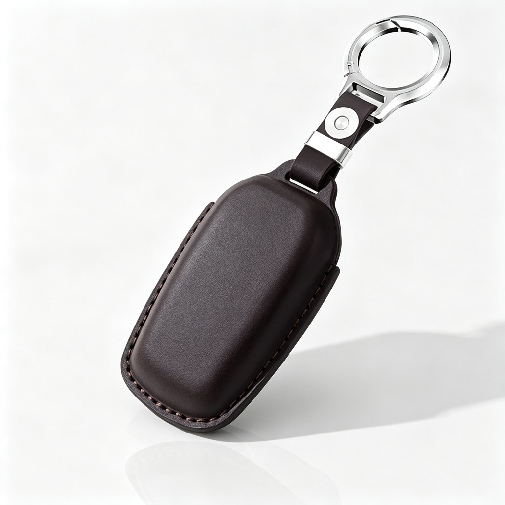 Genuine Leather Key Fob Cover for Toyota — Premium Car Key Protector Case