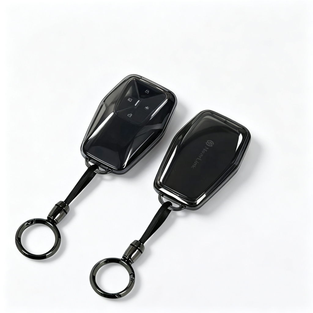 Compatible with Toyota bZ3X Key Fob Cover, Full Coverage Crystal Clear TPU Key Fob Shell Protector Case