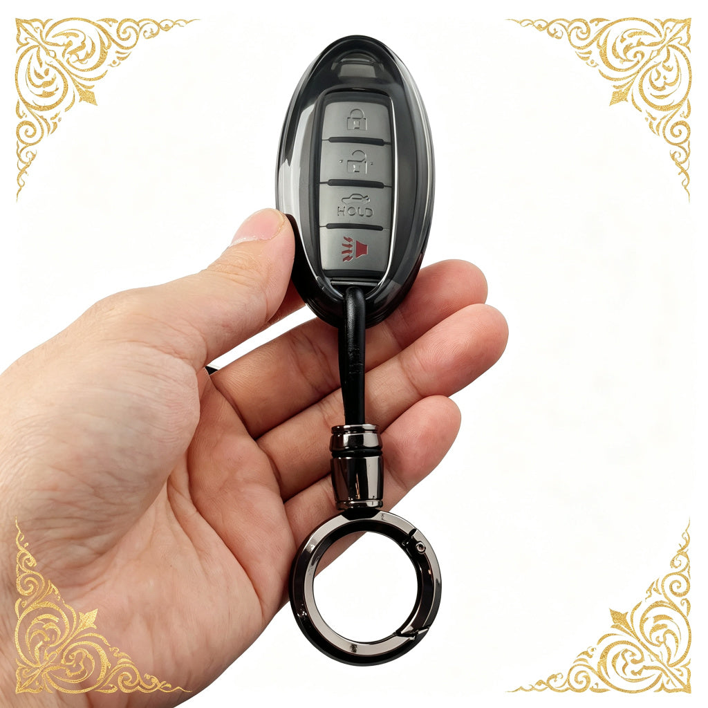 Clear TPU Key Fob Cover for Nissan Patrol X-Trail Altima