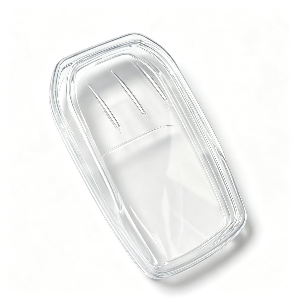 TPU Clear Key Fob Cover for Toyota — Soft Transparent Remote Key Protector Case