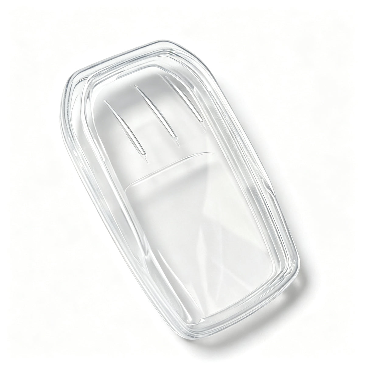 TPU Clear Key Fob Cover for Toyota — Soft Transparent Remote Key Protector Case