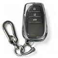 TPU Clear Key Fob Cover for Toyota — Soft Transparent Remote Key Protector Case