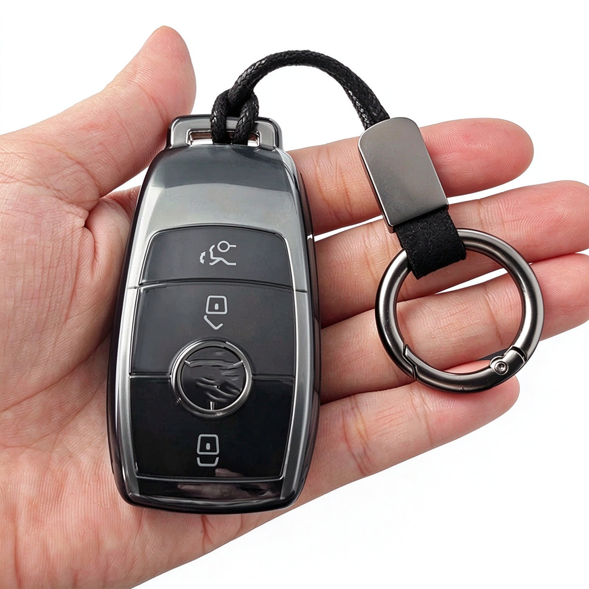 Crystal Clear TPU Key Cover for Mercedes Benz C E G S-Class